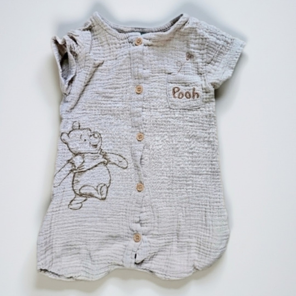 Disney Winnie the Pooh Muslin Romper 12–18M
